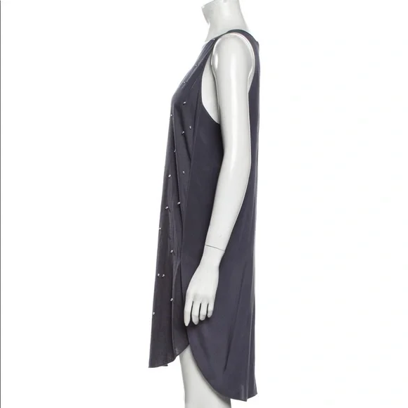 3.1 Phillip Lim Blue Beaded Shift Dress XS/0 - Picture 3 of 7